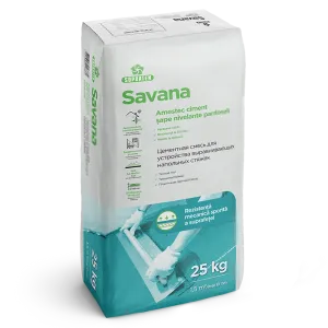 Смесь цементная для напольных стяжек Savana Supraten
