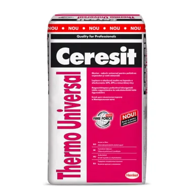 Клей для пенополистирола и минваты Thermo Universal Ceresit