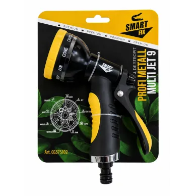 Пистолет поливочный Metall Multi-Jet-9 Smart Fix Profi