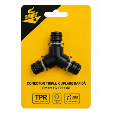 Коннектор тройной быстрого соединения Smart Fix Classic