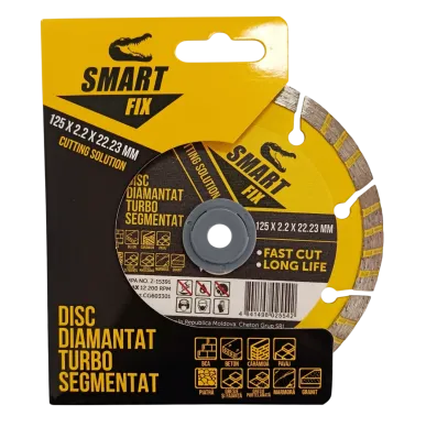 Диск алмазный отрезной 125*2,2 Turbo Segmentat Smart Fix