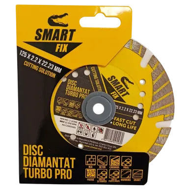 Диск алмазный отрезной 125*2,2 Turbo Pro Smart Fix