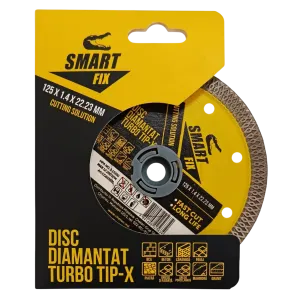 Диск алмазный отрезной 125*1,4 Turbo Tip-X Smart Fix