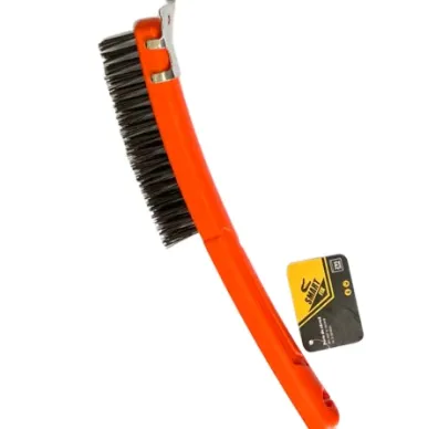 Smart Fix 3-row steel wire brush with scraper