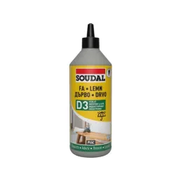 Water-resistant PVA wood glue D3 Soudal Water-resistant PVA wood glue D3 Soudal