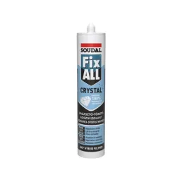 Клей-герметик полимер-гибридный Fix All Crystal Soudal Клей-герметик полимер-гибридный Fix All Crystal Soudal