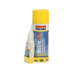 Two-component instant adhesive Mitre Kit Soudal Two-component instant adhesive Mitre Kit Soudal
