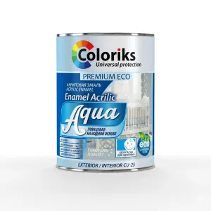 Эмаль акриловая глянцевая 0,9 кг Aqua Coloris