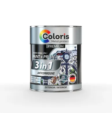 Грунт-эмаль 3 в 1 желтый 0,9 кг Coloris
