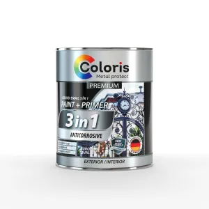 Грунт-эмаль 3 в 1 желтый 0,9 кг Coloris