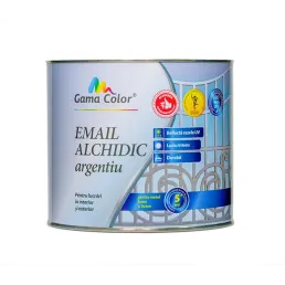Email termorezistent argintiu Gama Color