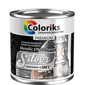 Краска термостойкая серебристая 0,25 л Silver Coloris