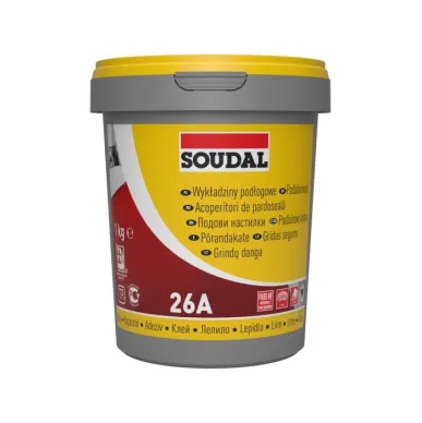 Клей для ковролина и линолеума 26A 5 кг Soudal Клей для ковролина и линолеума 26A 5 кг Soudal