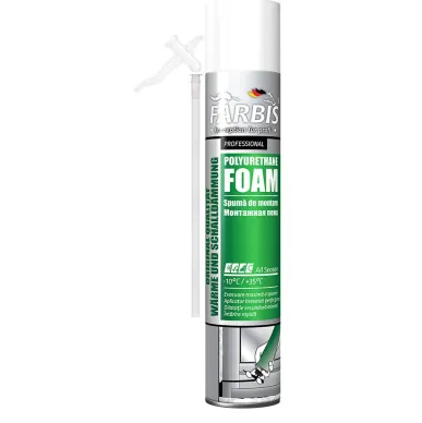 Polyurethane Mounting Foam 300 ml with Applicator Farbis