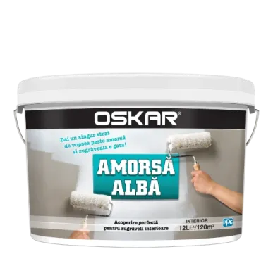Грунт-краска Amorsă Albă Interior Oskar