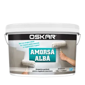 Грунт-краска Amorsă Albă Interior Oskar