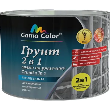 2-in-1 anti-corrosion primer red brown 0,9 kg Gama Color