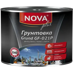 Грунт по металлу и по дереву ГФ-021П Nova Plus