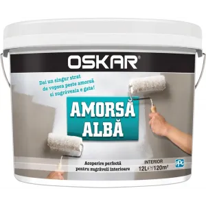 Грунт-краска Amorsă Albă Interior Oskar