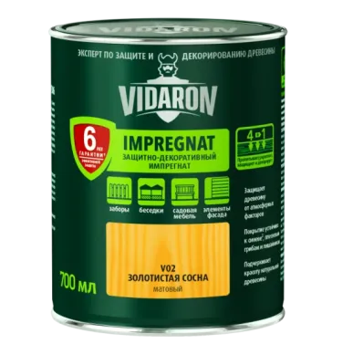 Пропитка для древесины 0,7 л итальянский орех Vidaron