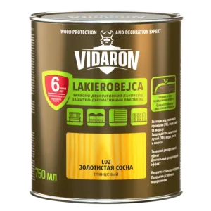 Лак защитно-декоративный 0,75 л бесцветный Vidaron