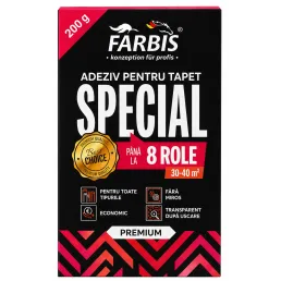 Клей для обоев специальный FARBIS PREMIUM SPECIAL 200 gr