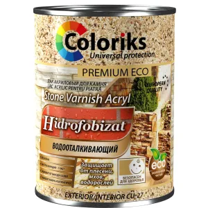 Лак акриловый для камня 0,75 л Hidrofobizat Coloris