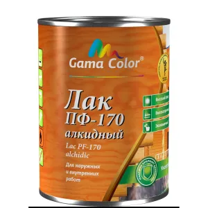 Лак алкидный 0,7 кг ПФ-170 Gama Color