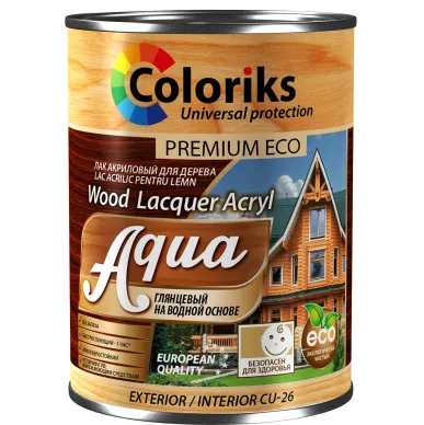 Лак акриловый для дерева 0,75 л Aqua Coloris