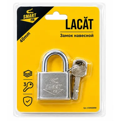 Замок навесной 40 мм Smart Fix