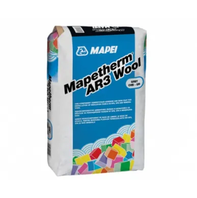 Клей для пенополистирола и минваты Mapetherm AR3 Wool Mapei Клей для пенополистирола и минваты Mapetherm AR3 Wool Mapei