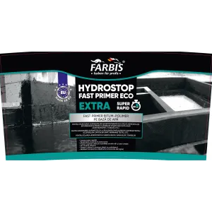 Праймер битумно-полимерный 9 кг Hydrostop Fast Primer Eco Extra
