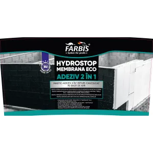 Мастика-клей 9 кг Hydrostop Membrana Eco Adeziv 2 in 1