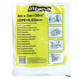 Пленка защитная 30 мкм 4*5 м Inter-S