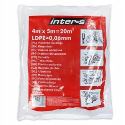 Пленка защитная 60 мкм 4*5 м Inter-S