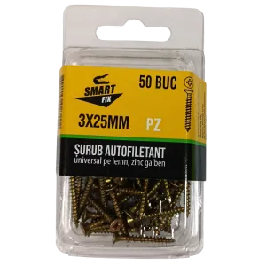 Șurub autofiletant universal pe lemn 3*16 PZ 58SFP (50 buc.)