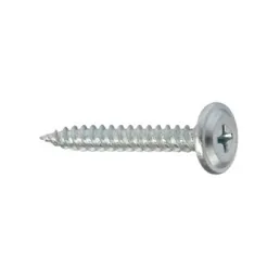 Șurub autofiletant pentru metal cu cap plat și șaibă zincat 56SFP