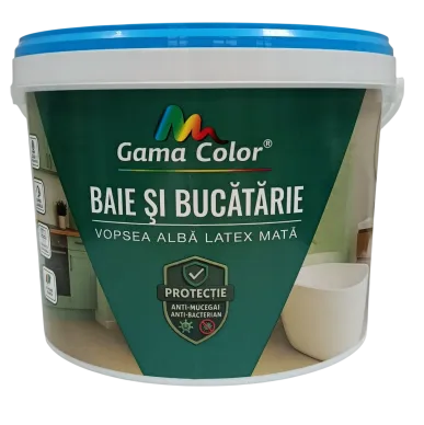 Краска моющаяся 4 кг Baie și Bucătărie Gama Color