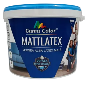 Краска моющаяся 4 кг Mattlatex Gama Color