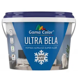 Краска акриловая супер-белая матовая Gama Color