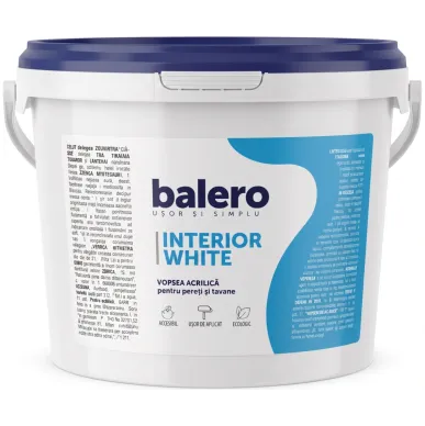 Краска Interior Weiss стена/потолок Balero 1.2 кг