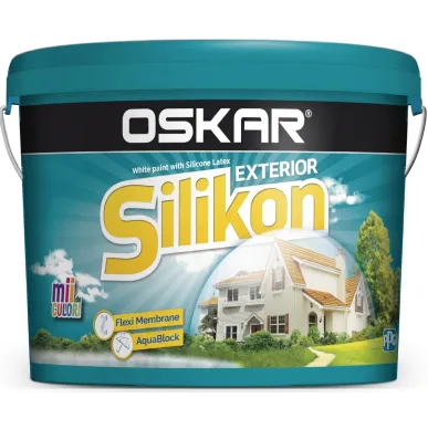 Краска силиконовая 5 л белая Exterior Oskar
