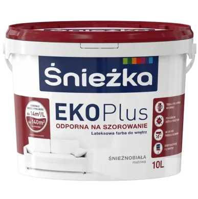 Краска акриловая 3 л Eko Plus Sniezka
