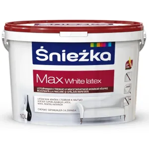 Washable Paint 1 l Max White Latex Sniezka