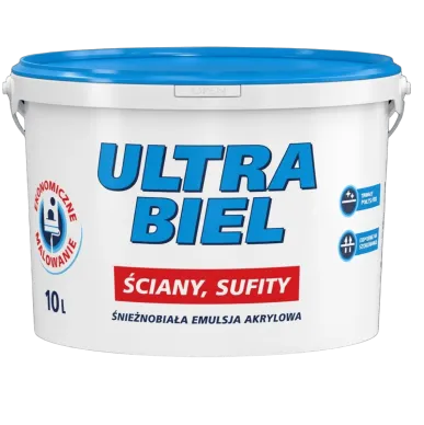 Краска акриловая 1 л Ultra Biel Sniezka