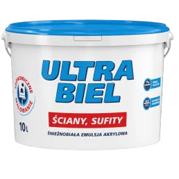 Washable acryl Paint Ultra Biel Sniezka