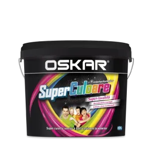 Краска супер-моющаяся 2,5 л База P SuperCuloare Oskar