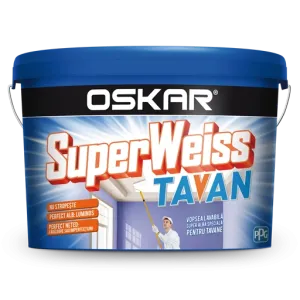 Краска моющаяся для потолков SuperWeiss Tavan Oskar
